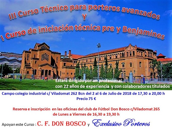 Curso Técnico Avanzado para Porteros